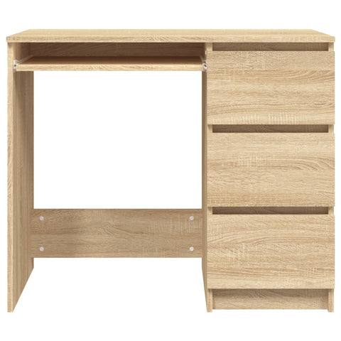 vidaXL Schreibtisch Sonoma-Eiche 90x45x76 cm Holzwerkstoff