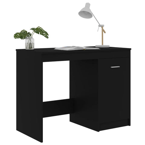 vidaXL Schreibtisch Schwarz 100x50x76 cm Holzwerkstoff