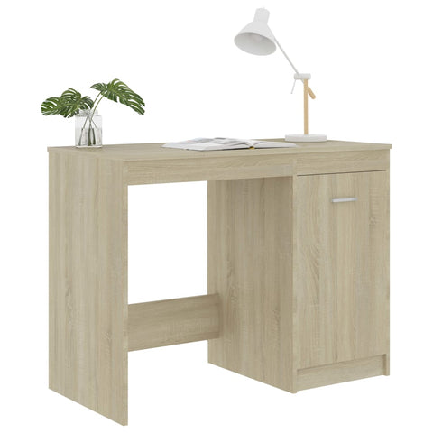 vidaXL Schreibtisch Sonoma-Eiche 100x50x76 cm Holzwerkstoff