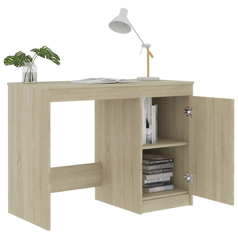 vidaXL Schreibtisch Sonoma-Eiche 100x50x76 cm Holzwerkstoff