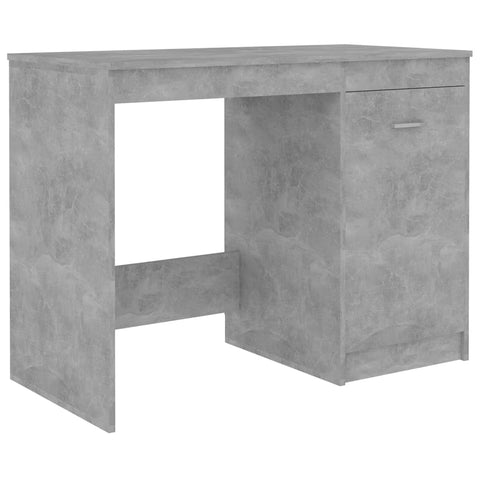 vidaXL Schreibtisch Betongrau 100x50x76 cm Holzwerkstoff