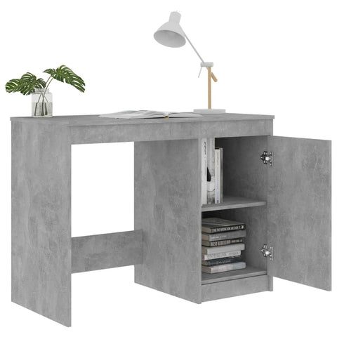 vidaXL Schreibtisch Betongrau 100x50x76 cm Holzwerkstoff