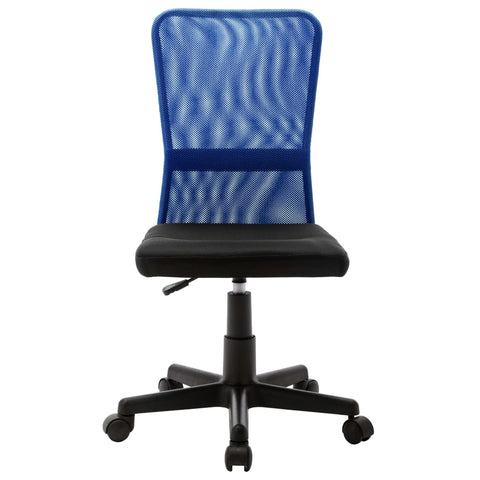 vidaXL Bürostuhl Schwarz und Blau 44x52x100 cm Netzgewebe