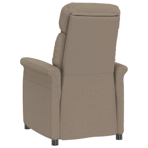 vidaXL Relaxsessel Taupe Wildleder-Optik