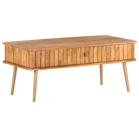 vidaXL Couchtisch 100x50x40 cm Massivholz Akazie