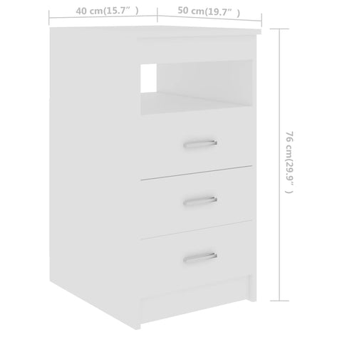 vidaXL Schreibtisch Weiß 140x50x76 cm Holzwerkstoff