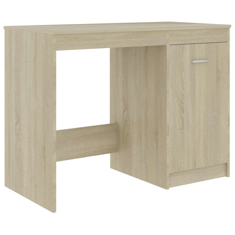 vidaXL Schreibtisch Sonoma-Eiche 140x50x76 cm Holzwerkstoff