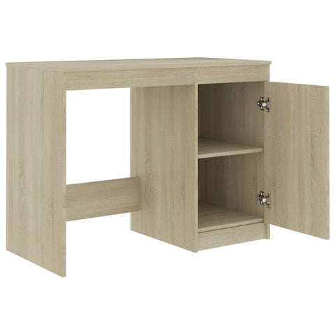 vidaXL Schreibtisch Sonoma-Eiche 140x50x76 cm Holzwerkstoff