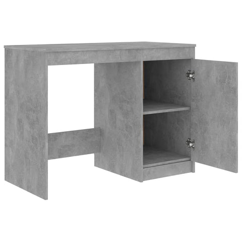 vidaXL Schreibtisch Betongrau 140x50x76 cm Holzwerkstoff