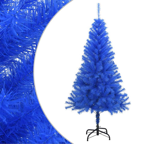 Künstlicher Weihnachtsbaum mit Ständer Blau 150 cm PVC