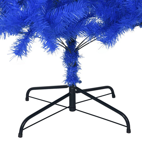 Künstlicher Weihnachtsbaum mit Ständer Blau 210 cm PVC