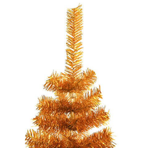 Künstlicher Weihnachtsbaum mit Ständer Gold 150 cm PET