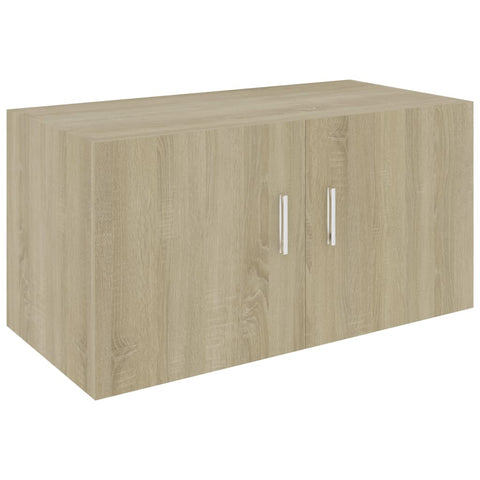 vidaXL Wandschrank Sonoma-Eiche 80x39x40 cm Holzwerkstoff