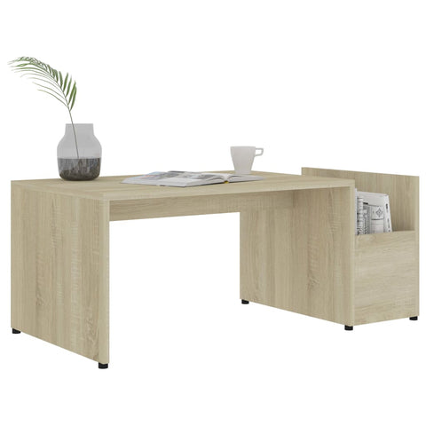 vidaXL Couchtisch Sonoma-Eiche 90x45x35 cm Holzwerkstoff