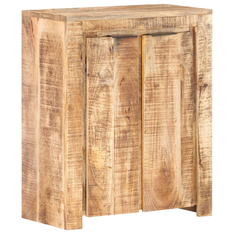 vidaXL Sideboard 59x33x75 cm Raues Mangoholz