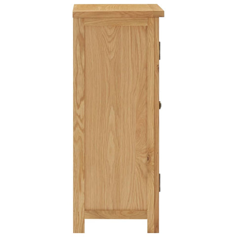 vidaXL Schrank 45 x 32 x 85 cm Eiche Massivholz