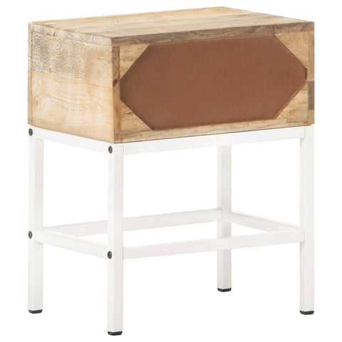 vidaXL Nachttisch 40x30x50 cm Mango Massivholz