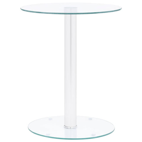 Couchtisch Transparent 40 cm Hartglas