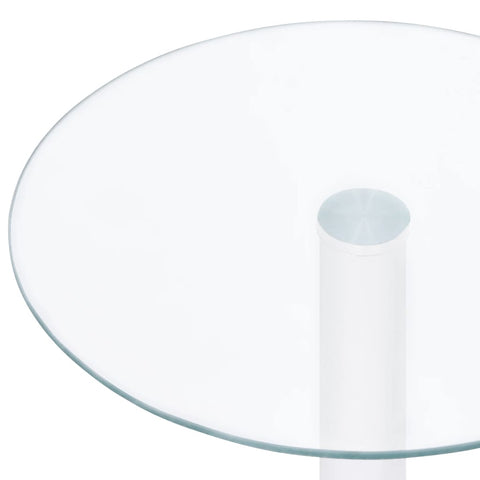 Couchtisch Transparent 40 cm Hartglas