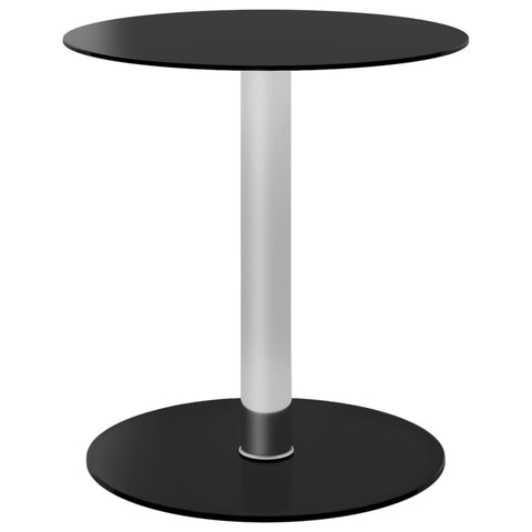 vidaXL Couchtisch Schwarz 40 cm Hartglas