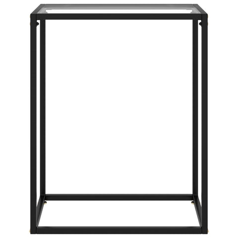 vidaXL Konsolentisch Transparent 60x35x75 cm Hartglas