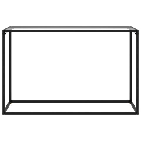 vidaXL Konsolentisch Transparent 120x35x75 cm Hartglas