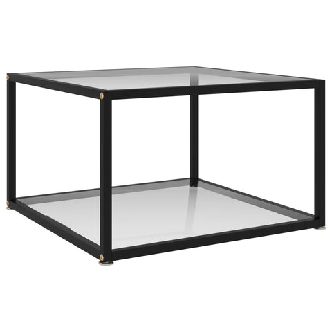 Couchtisch Transparent 60x60x35 cm Hartglas