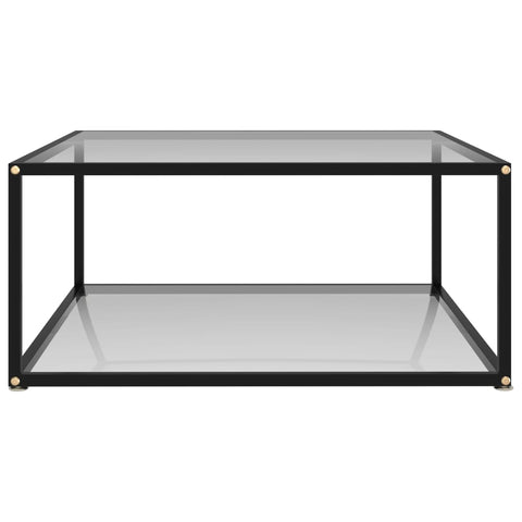 Couchtisch Transparent 80x80x35 cm Hartglas