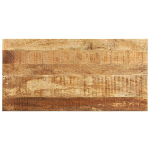 vidaXL Esstisch 140x70x76 cm Raues Mangoholz