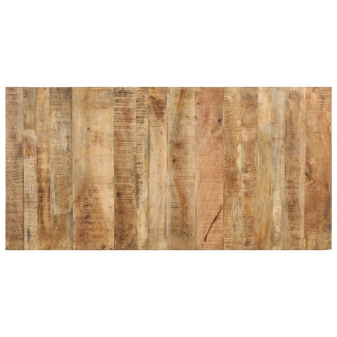 vidaXL Esstisch 160x80x76 cm Raues Mangoholz