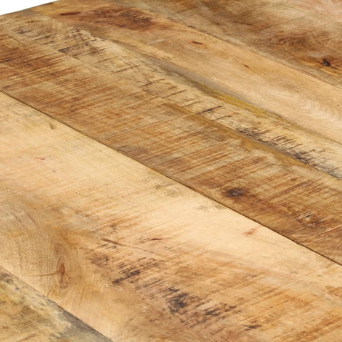 vidaXL Esstisch 160x80x76 cm Raues Mangoholz