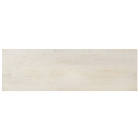 vidaXL Konsolentisch Weiß 115x35x77 cm Raues Mangoholz