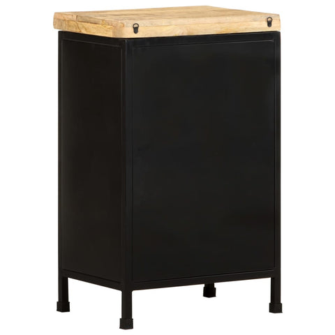 vidaXL Sideboard 47x35x76 cm Raues Mangoholz