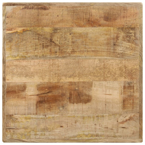 vidaXL Bistrotisch 60x60x77 cm Raues Mangoholz