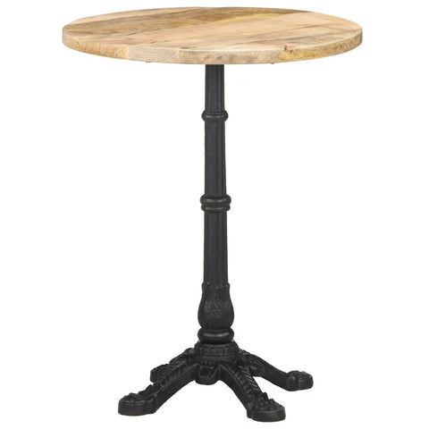 Bistrotisch Ø60x76 cm Raues Mangoholz