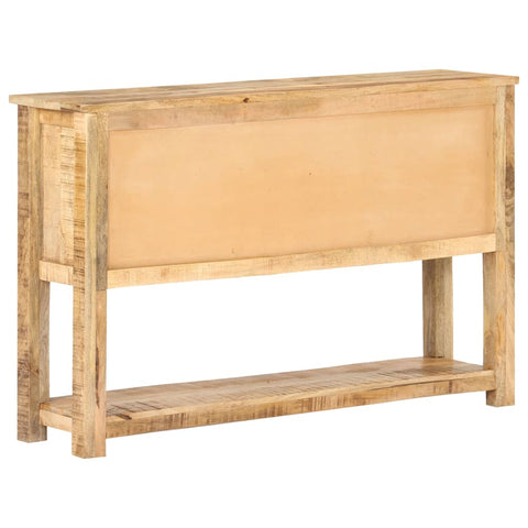 vidaXL Sideboard 120x30x76 cm Raues Mangoholz