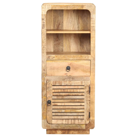 vidaXL Highboard 45x32x110 cm Raues Mangoholz