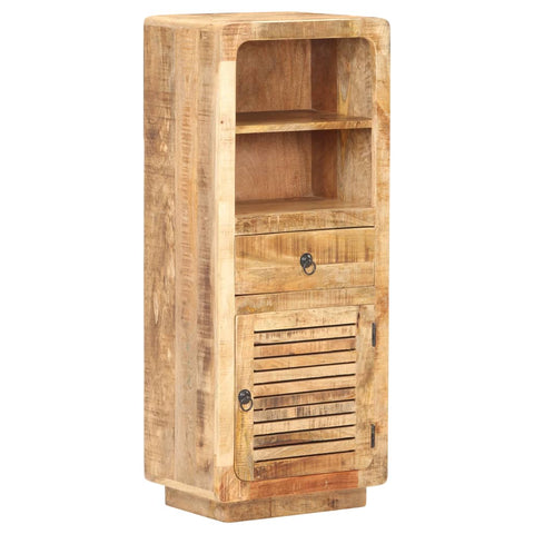 vidaXL Highboard 45x32x110 cm Raues Mangoholz