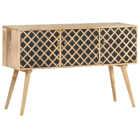 vidaXL Sideboard 118x35x75 cm Massivholz Mango