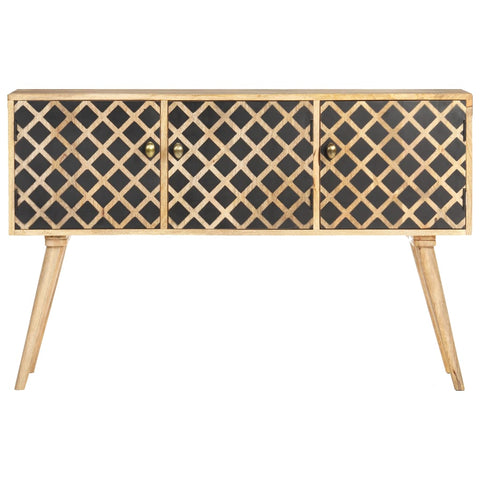 vidaXL Sideboard 118x35x75 cm Massivholz Mango