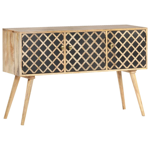 vidaXL Sideboard 118x35x75 cm Massivholz Mango