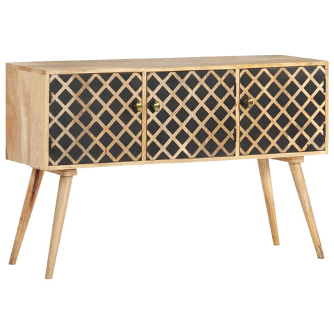 vidaXL Sideboard 118x35x75 cm Massivholz Mango