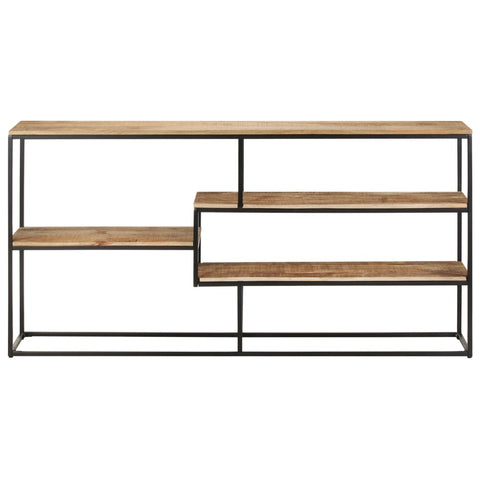 vidaXL Sideboard 150x30x75 cm Raues Mangoholz