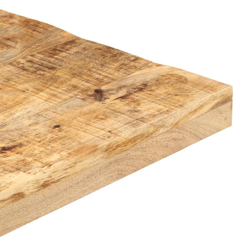 vidaXL Bistrotisch Quadratisch 50x50x75 cm Raues Mangoholz