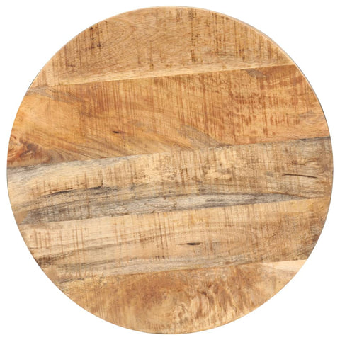 vidaXL Bistrotisch Rund Ø50x75 cm Raues Mangoholz