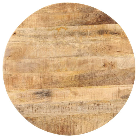 vidaXL Bistrotisch Rund Ø70x75 cm Raues Mangoholz