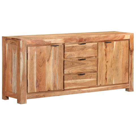 vidaXL Sideboard 175x40x75 cm Akazie Massivholz