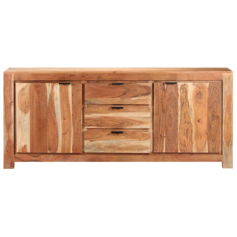 vidaXL Sideboard 175x40x75 cm Akazie Massivholz