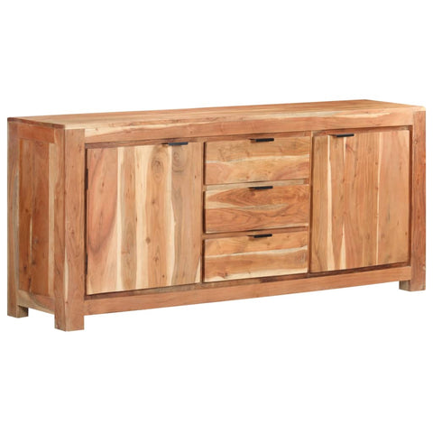 vidaXL Sideboard 175x40x75 cm Akazie Massivholz