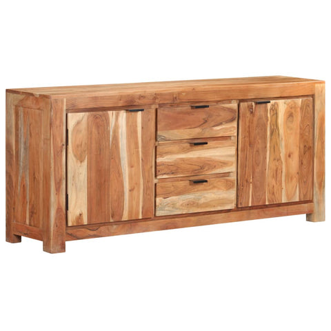 vidaXL Sideboard 175x40x75 cm Akazie Massivholz